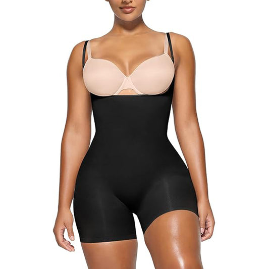 Women's Open Bust Sculpting Shapewear Bodysuit