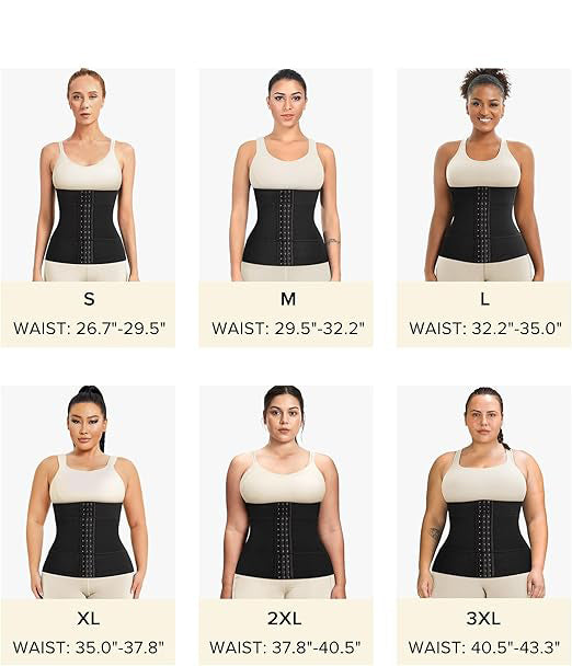 Women's Sweat Waist Trainer Tummy Control Shapewear Bodysuit