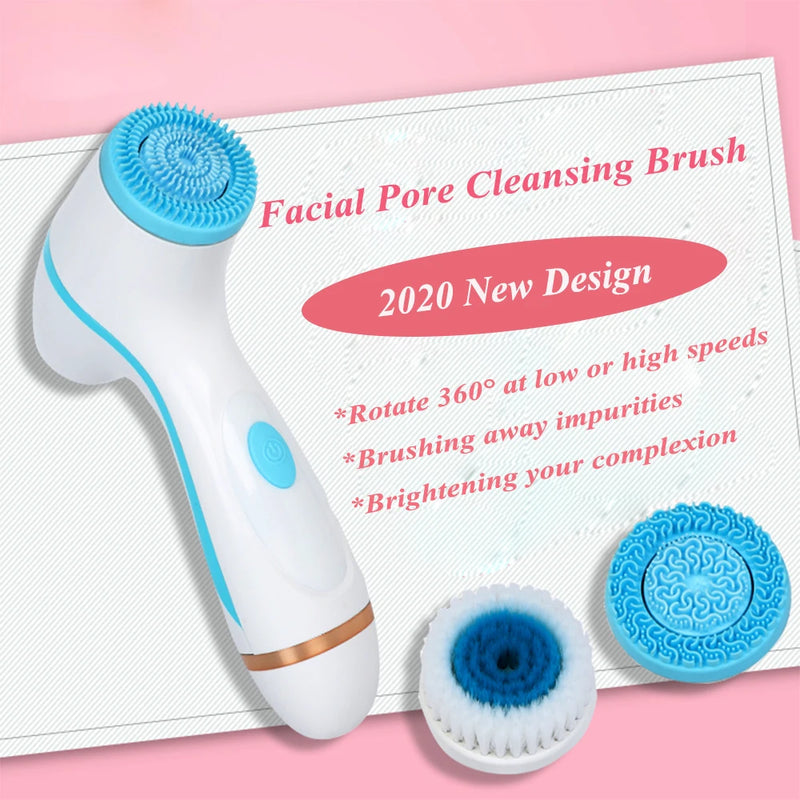 Sonic Facial Cleansing Brush Set